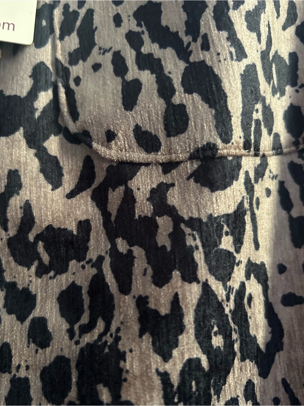 JODIFL Leopard Print Wide-Leg Trousers in Tan and Black - Picture 3 of 5